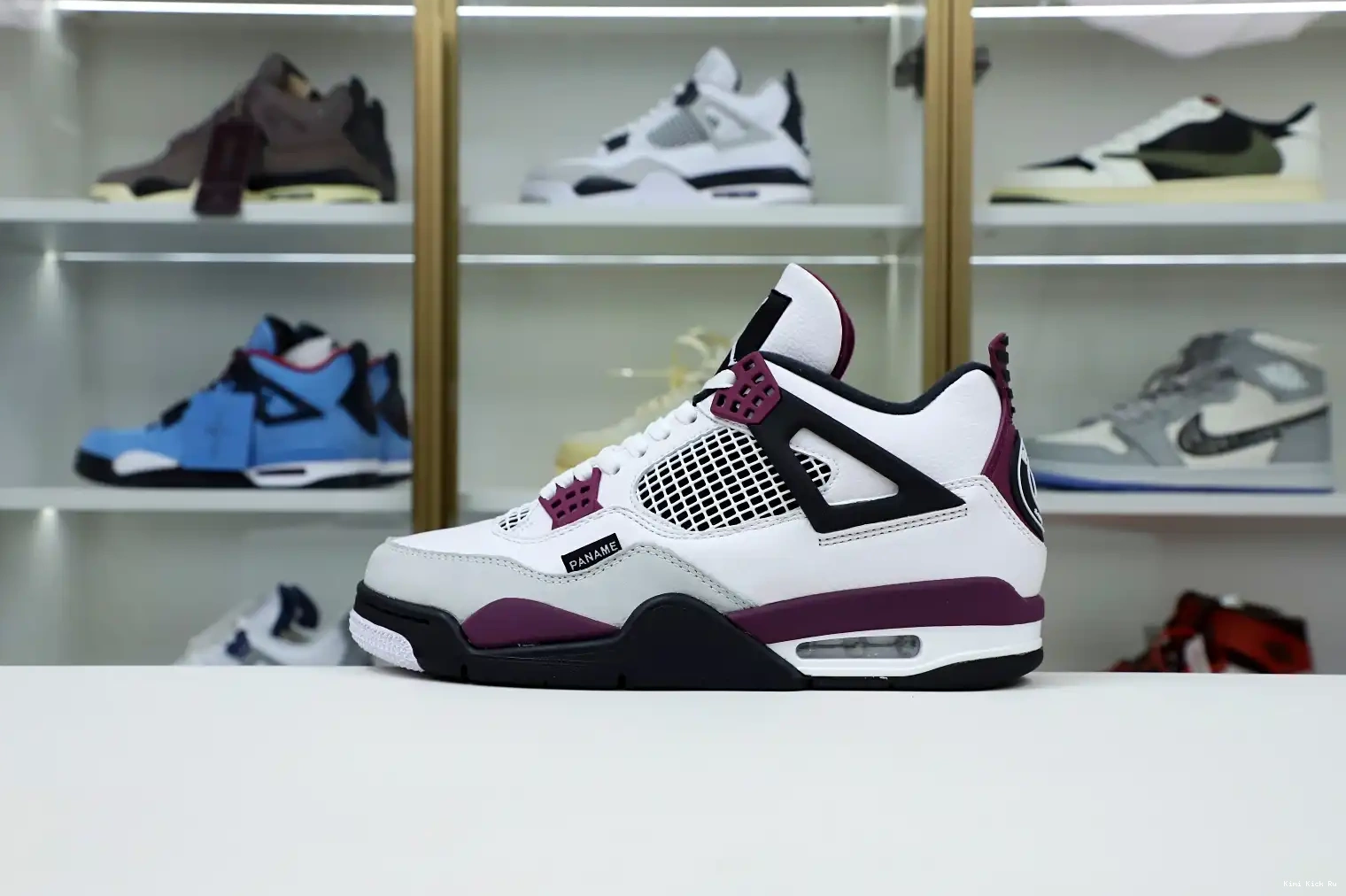 AIR JORDAN Kimikick SAINT-GERMAIN JORDAN RETRO X PARIS 4 AIR 'BORDEAUX' 0727